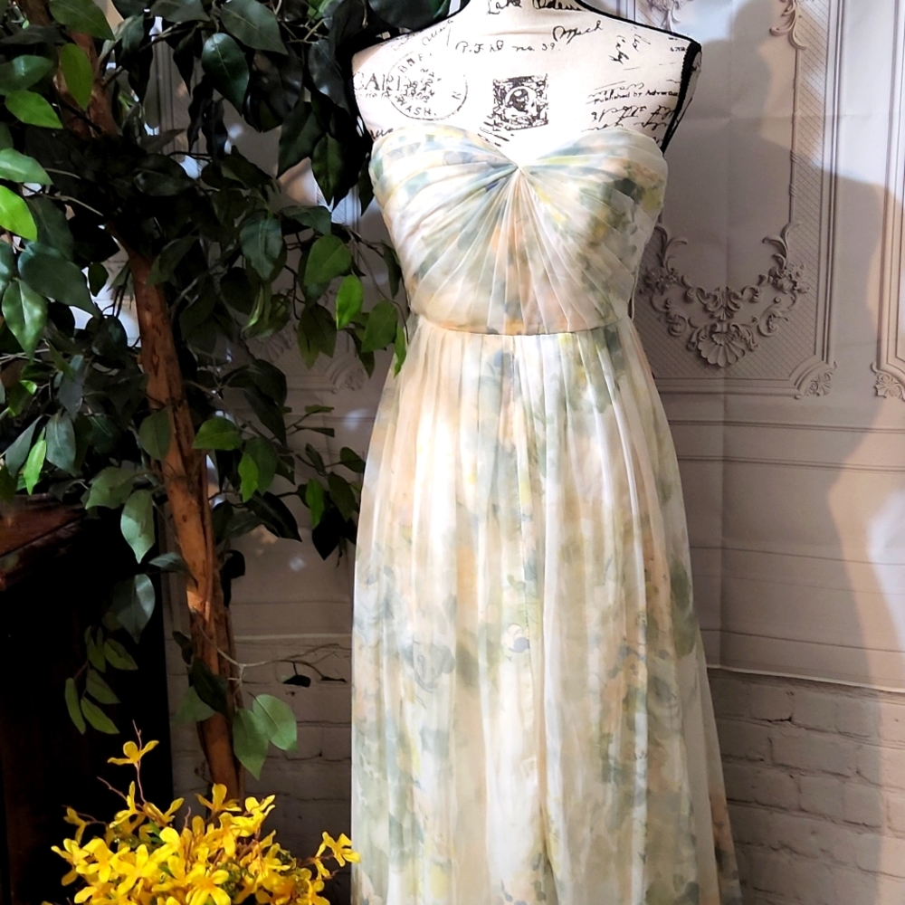 Jenny Yoo Annabelle Print Gown